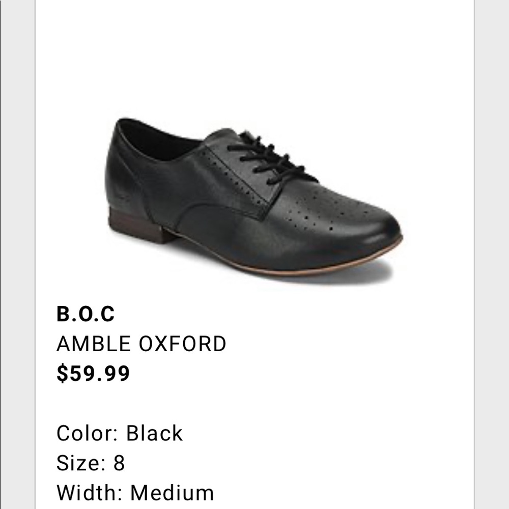 Black leather oxfords